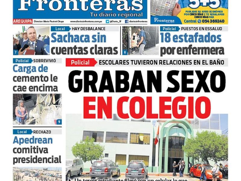DIARIO SIN FRONTERAS AREQUIPA