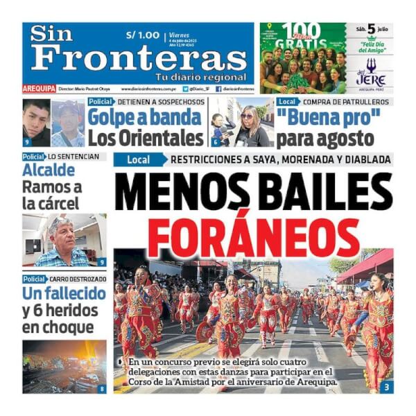 DIARIO SIN FRONTERAS AREQUIPA