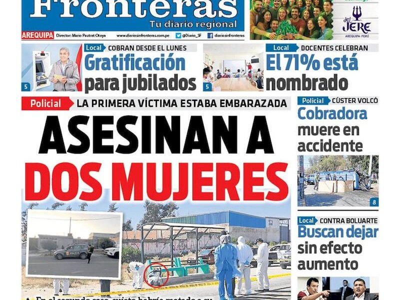 DIARIO SIN FRONTERAS AREQUIPA