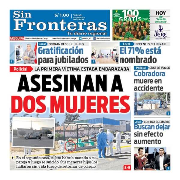 DIARIO SIN FRONTERAS AREQUIPA