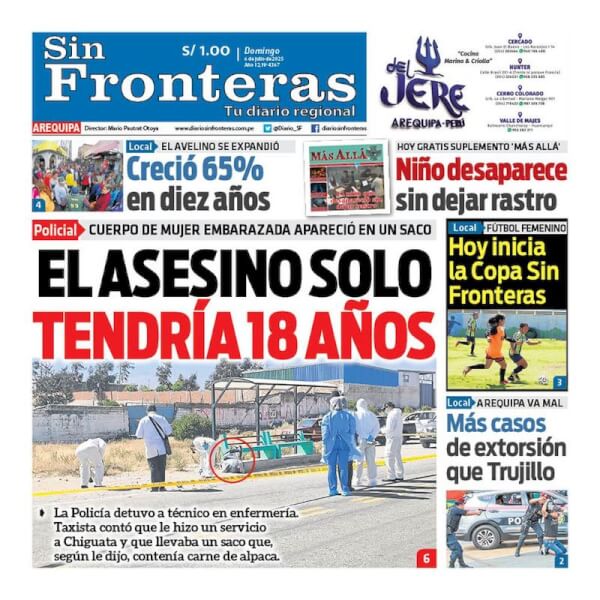 DIARIO SIN FRONTERAS AREQUIPA
