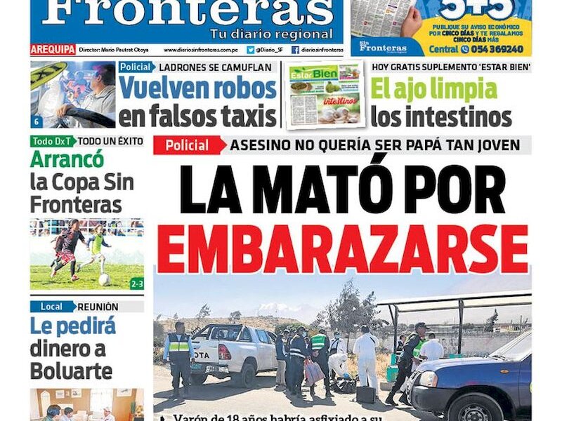 DIARIO SIN FRONTERAS AREQUIPA