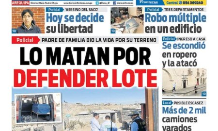 DIARIO SIN FRONTERAS AREQUIPA