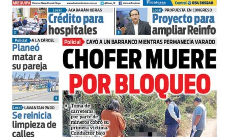 DIARIO SIN FRONTERAS AREQUIPA