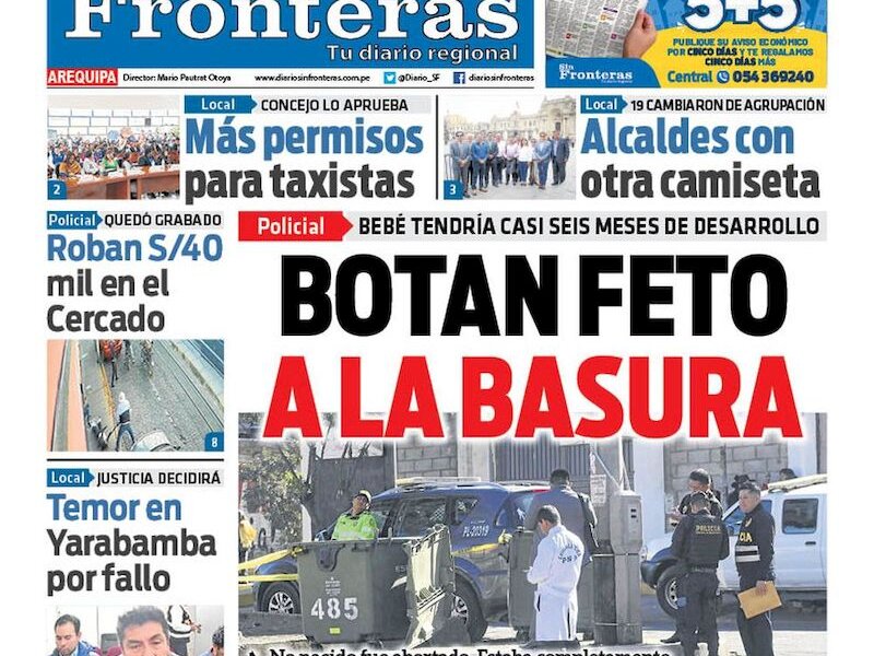 DIARIO SIN FRONTERAS AREQUIPA