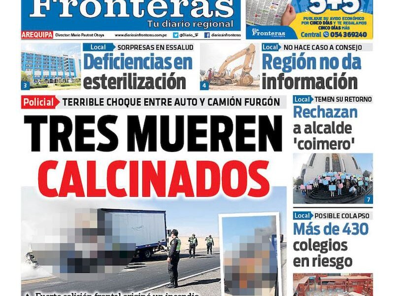 DIARIO SIN FRONTERAS AREQUIPA
