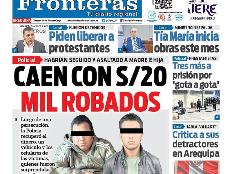 DIARIO SIN FRONTERAS AREQUIPA