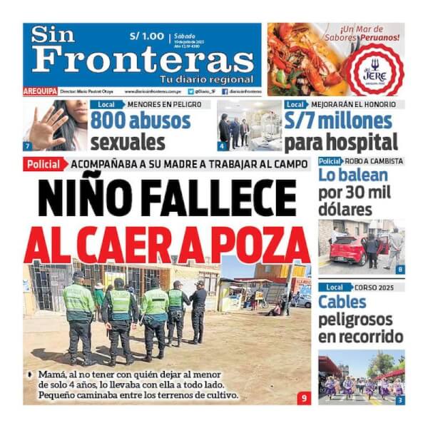 DIARIO SIN FRONTERAS AREQUIPA