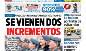 DIARIO SIN FRONTERAS AREQUIPA