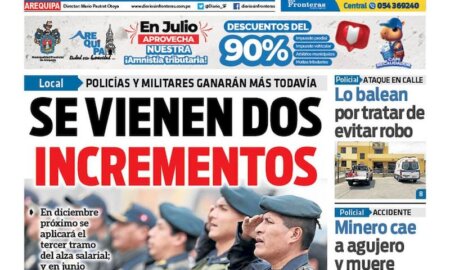 DIARIO SIN FRONTERAS AREQUIPA