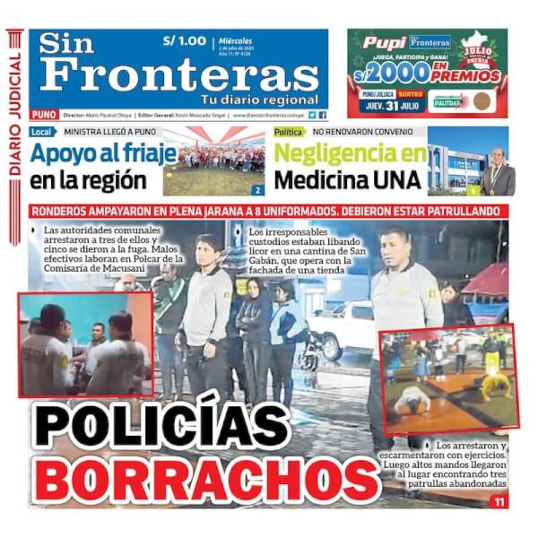 DIARIO SIN FRONTERAS PUNO