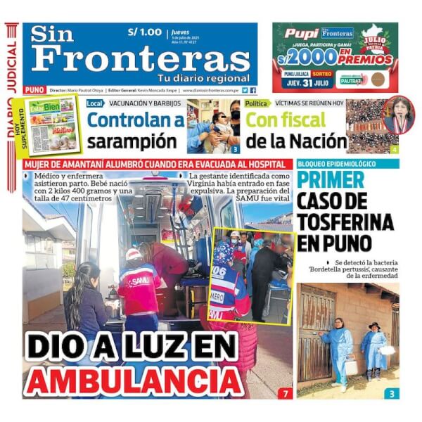 DIARIO SIN FRONTERAS PUNO