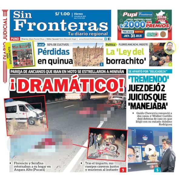 DIARIO SIN FRONTERAS PUNO
