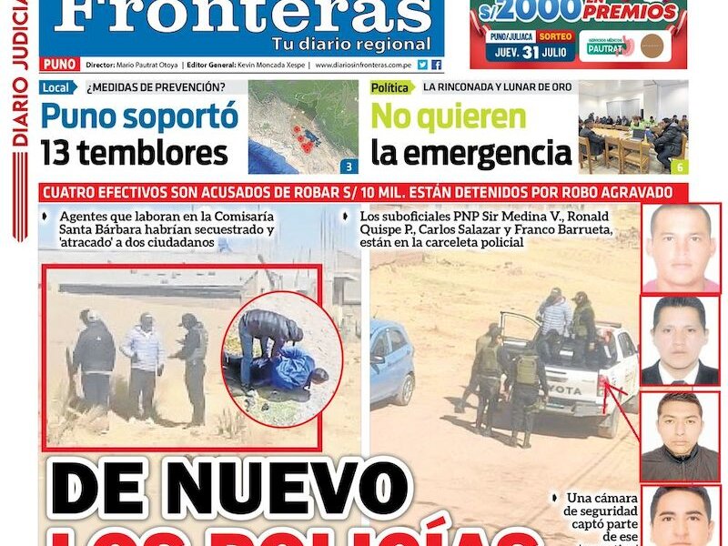 DIARIO SIN FRONTERAS PUNO
