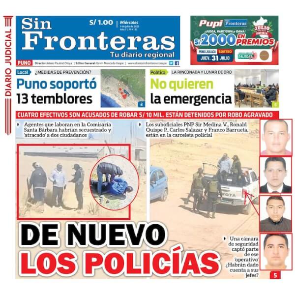 DIARIO SIN FRONTERAS PUNO