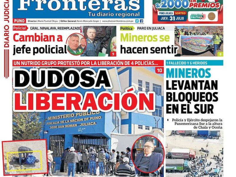 DIARIO SIN FRONTERAS PUNO