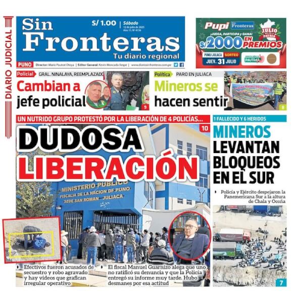 DIARIO SIN FRONTERAS PUNO