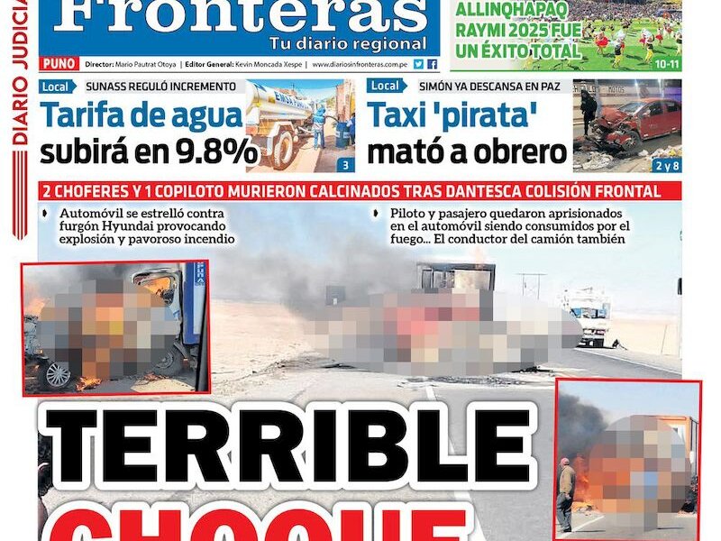 DIARIO SIN FRONTERAS PUNO