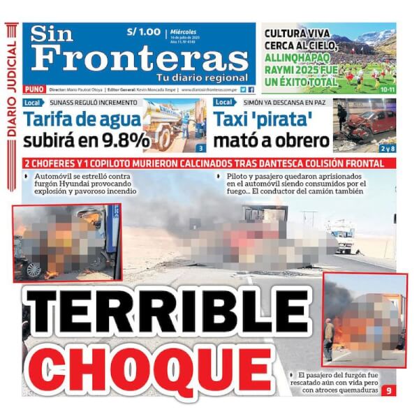 DIARIO SIN FRONTERAS PUNO