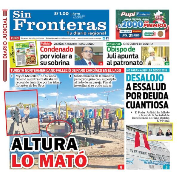 DIARIO SIN FRONTERAS PUNO