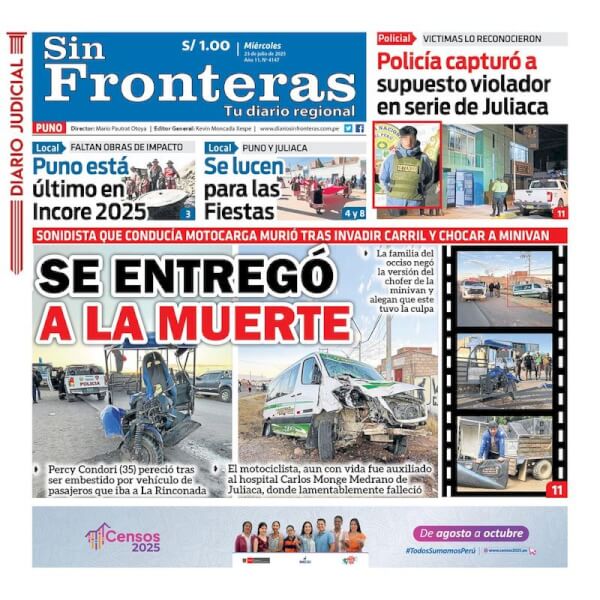 DIARIO SIN FRONTERAS PUNO