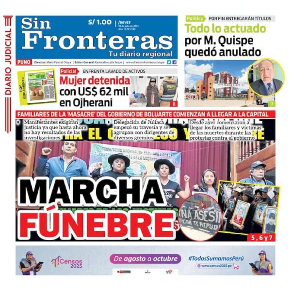 DIARIO SIN FRONTERAS PUNO