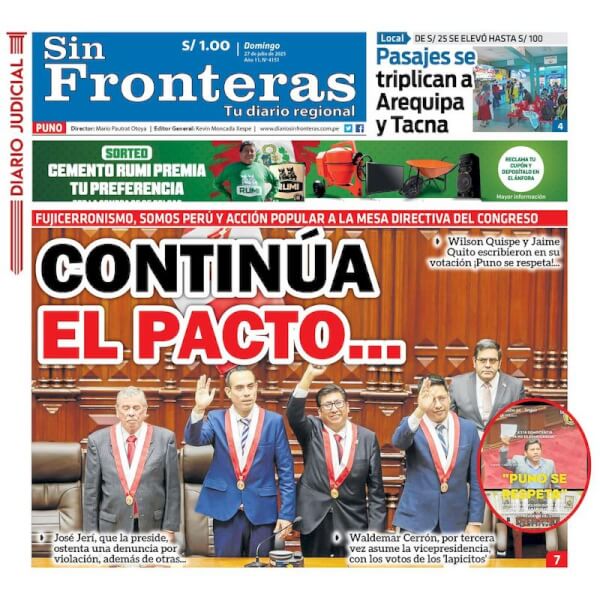 DIARIO SIN FRONTERAS PUNO