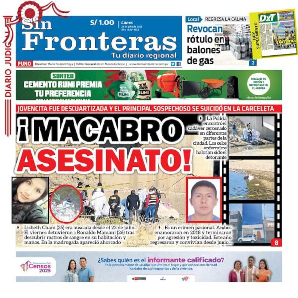 DIARIO SIN FRONTERAS PUNO