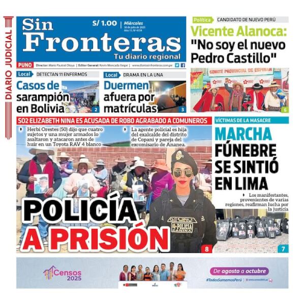 DIARIO SIN FRONTERAS PUNO