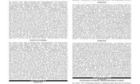 JUDICIALES PUNO