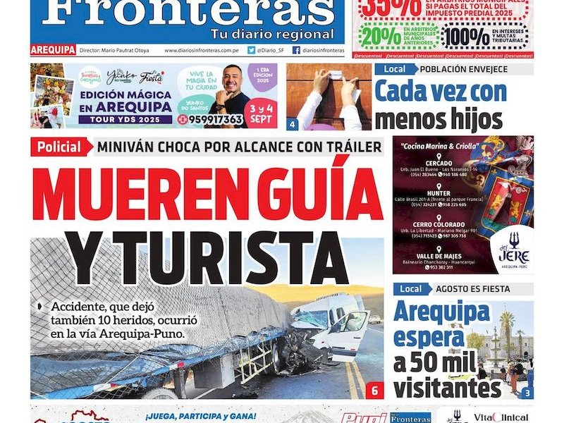 DIARIO SIN FRONTERAS AREQUIPA