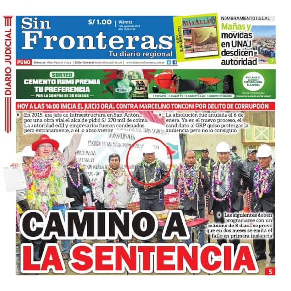 DIARIO SIN FRONTERAS PUNO