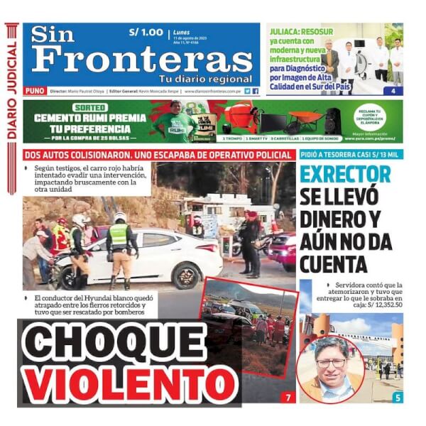 DIARIO SIN FRONTERAS PUNO