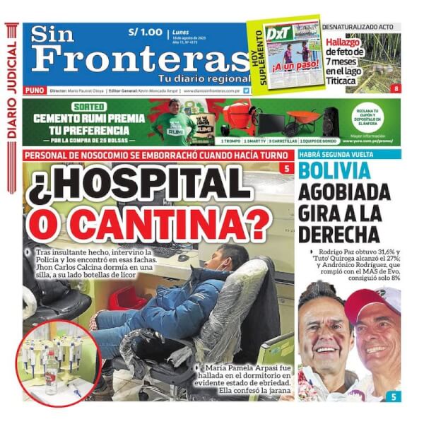DIARIO SIN FRONTERAS PUNO