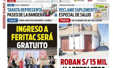 DIARIO SIN FRONTERAS TACNA