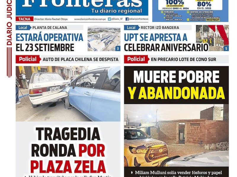 DIARIO SIN FRONTERAS TACNA