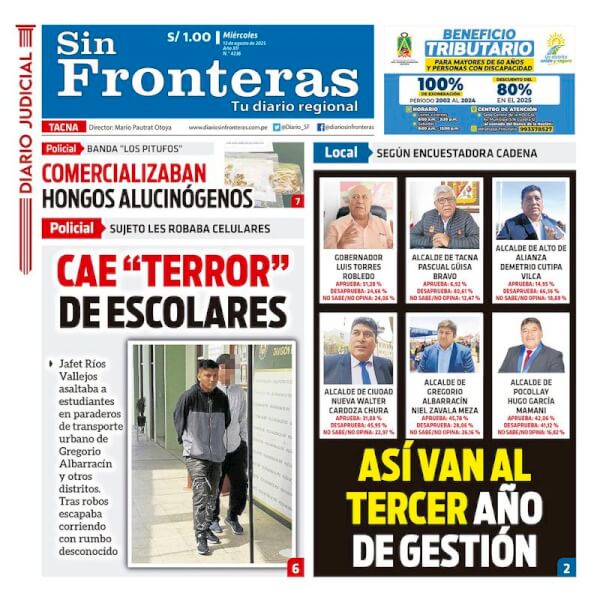 DIARIO SIN FRONTERAS TACNA