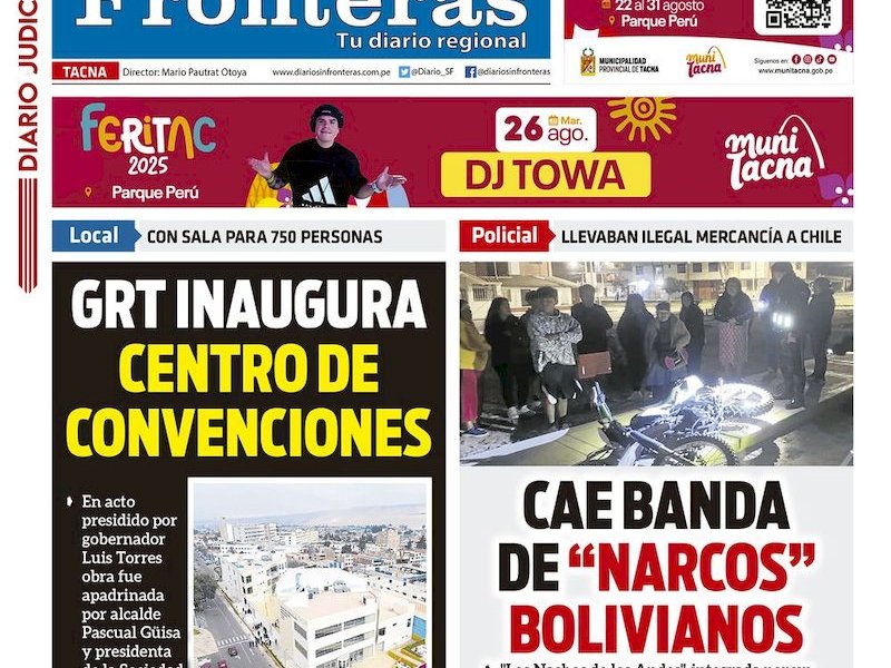 DIARIO SIN FRONTERAS TACNA