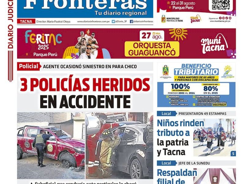DIARIO SIN FRONTERAS TACNA