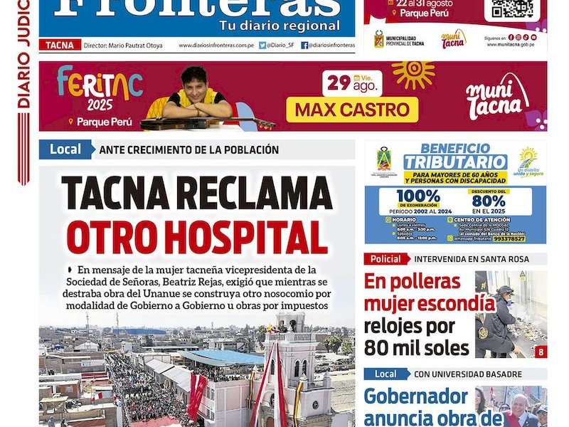 DIARIO SIN FRONTERAS TACNA