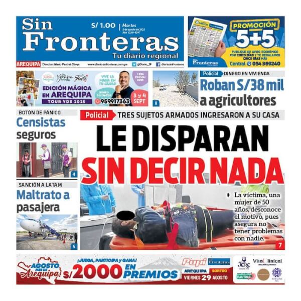 DIARIO SIN FRONTERAS AREQUIPA