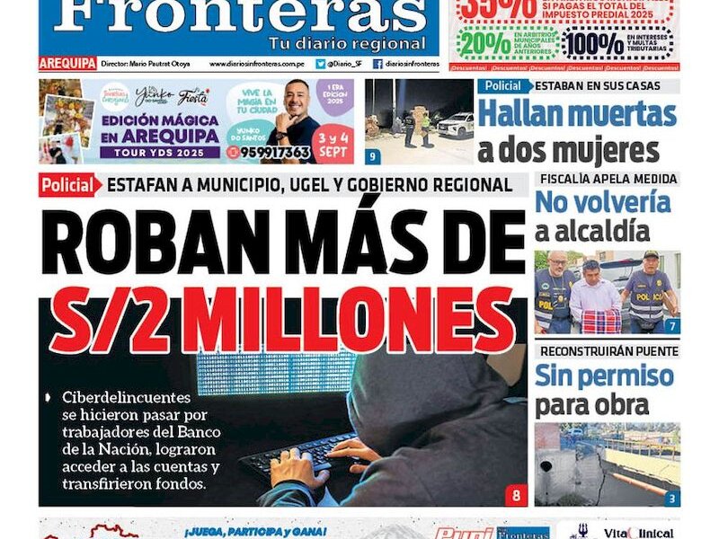 DIARIO SIN FRONTERAS AREQUIPA