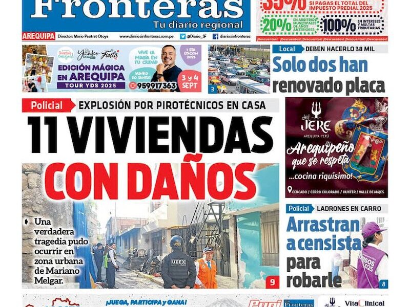 DIARIO SIN FRONTERAS AREQUIPA