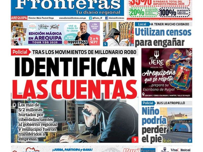 DIARIO SIN FRONTERAS AREQUIPA