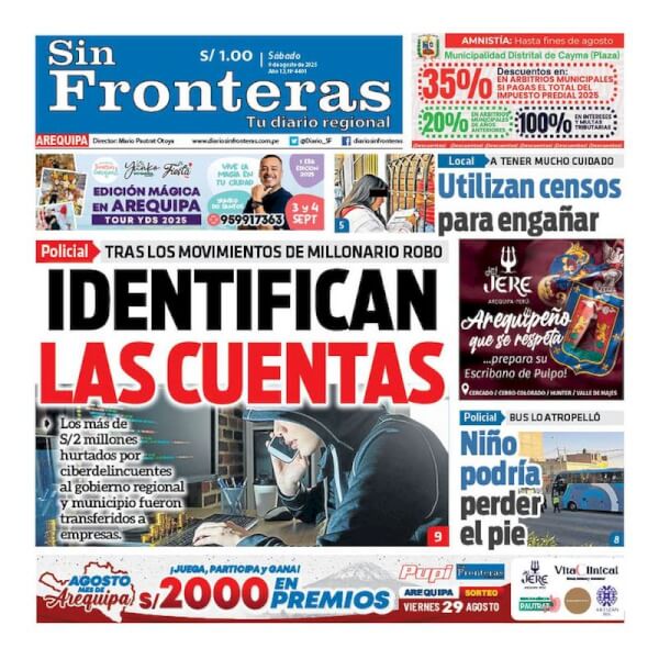 DIARIO SIN FRONTERAS AREQUIPA