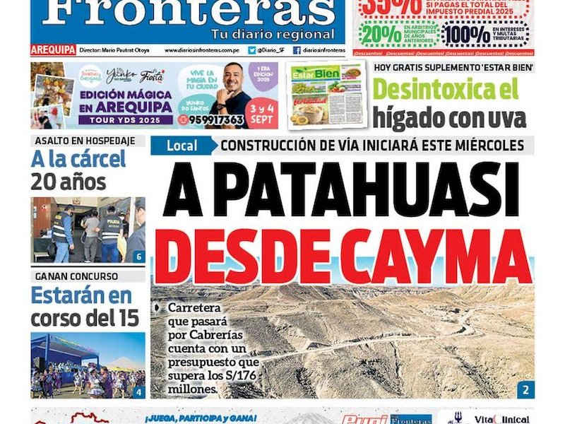 DIARIO SIN FRONTERAS AREQUIPA