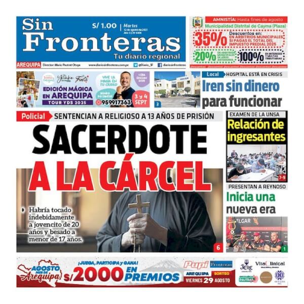 DIARIO SIN FRONTERAS AREQUIPA
