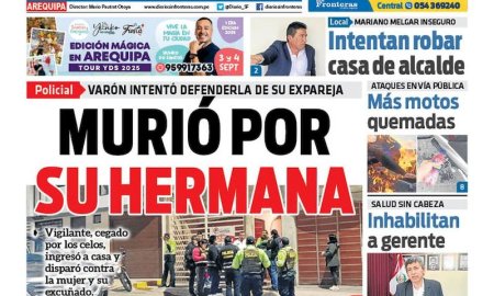DIARIO SIN FRONTERAS AREQUIPA