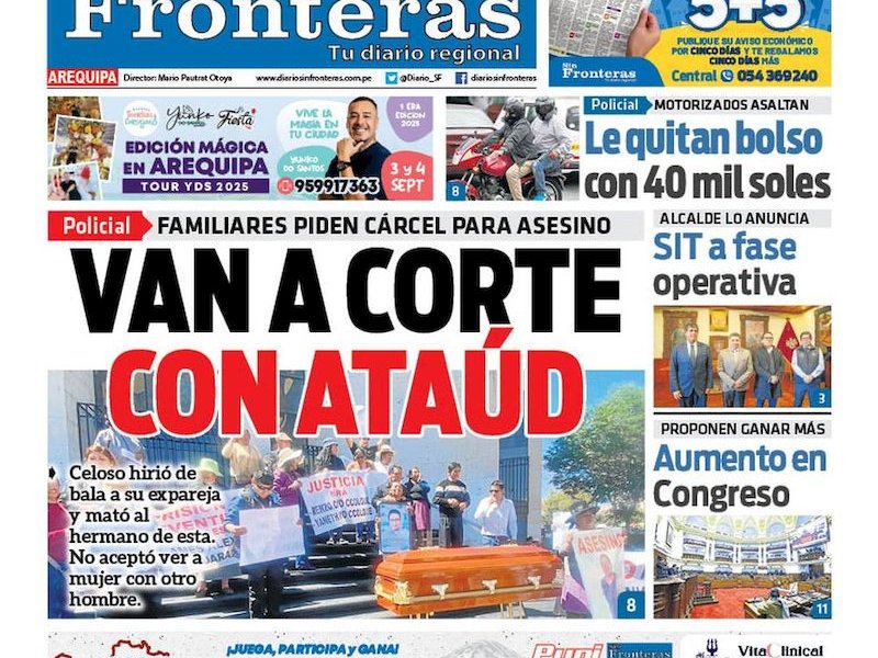 DIARIO SIN FRONTERAS AREQUIPA