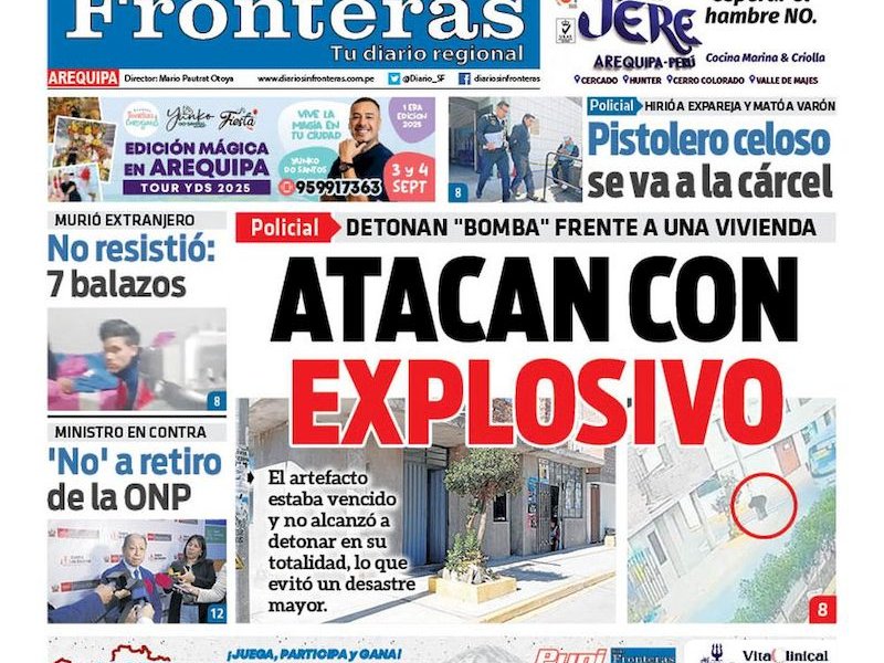 DIARIO SIN FRONTERAS AREQUIPA